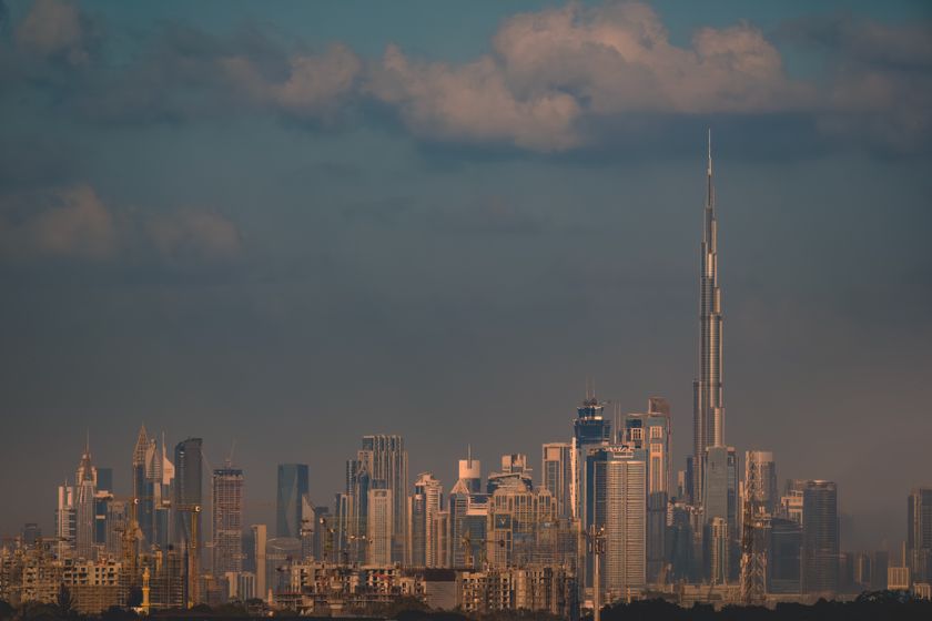 Dubai evening skyline, home to thousands of MQ clients