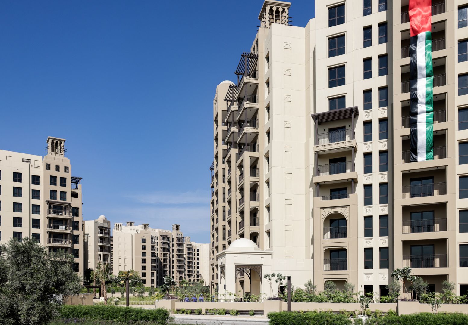 Modern buildings of Dubai Silicon Oasis